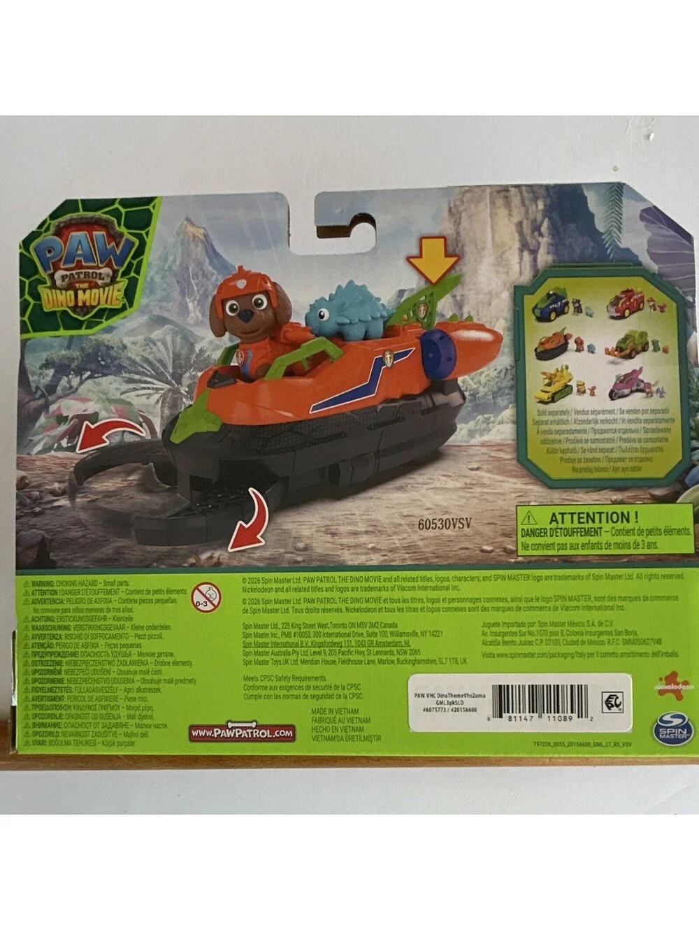 Spin Master PAW Patrol The Dino Movie Dino Rescue Vehicles & Figures 2026